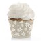 Big Dot of Happiness Tan Daisy Flowers - Floral Party Decorations - Party Cupcake Wrappers - Set of 12